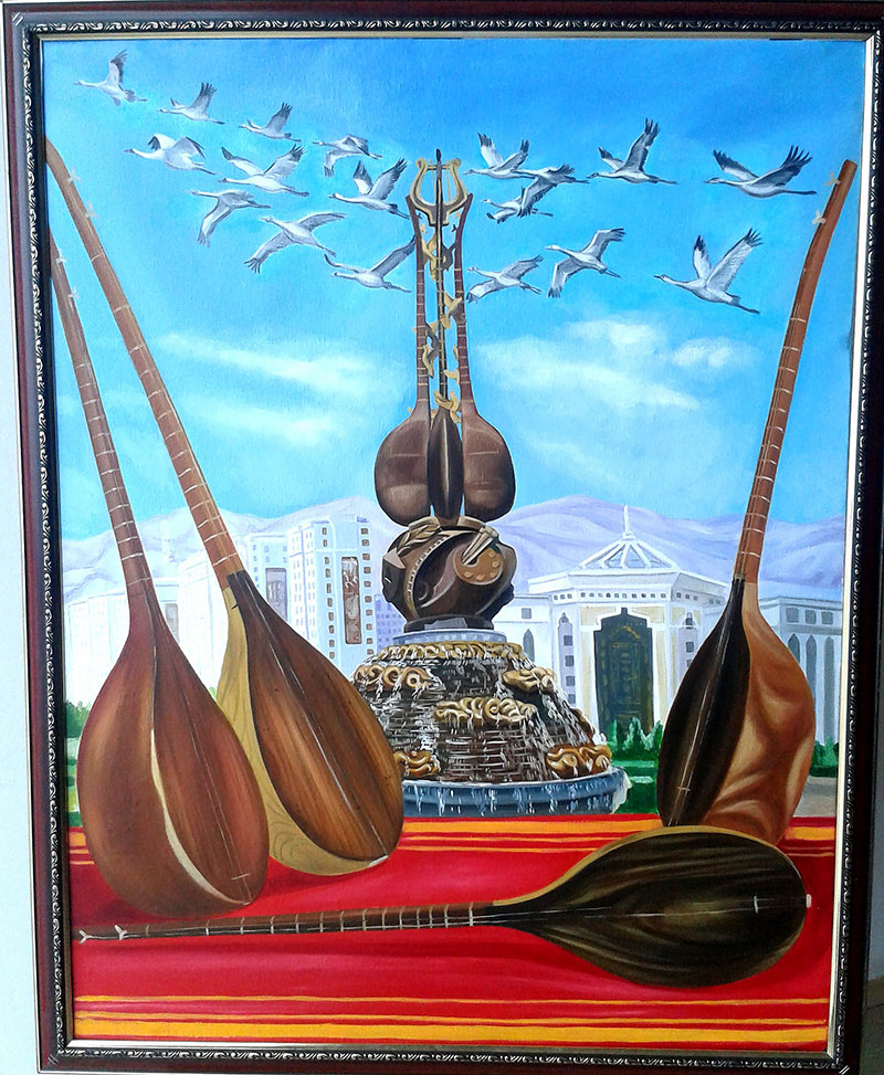 Aýdym-sazly  dabaraly  çäre  geçirildi.